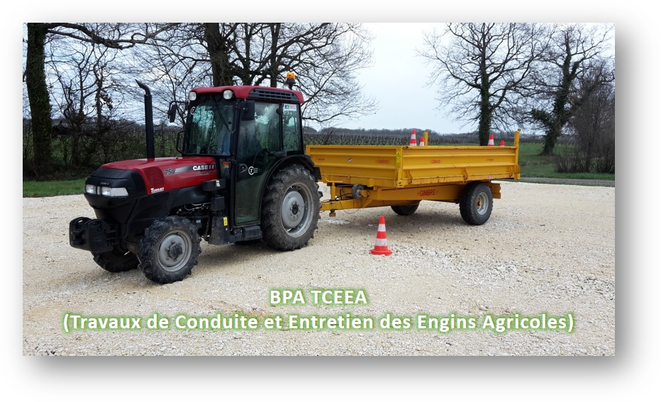 BPA TCEEA Conduite Engins Agricoles - Libourne-Montagne